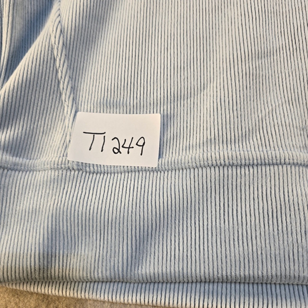 Yogalicious Dreamy Rib Zuri Pullover Thunderstorm Blue XS 1902LPY New - Picture 4 of 5
